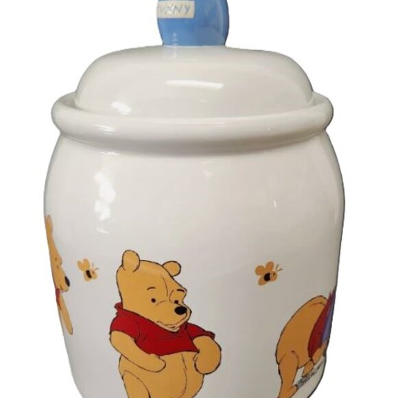 New in Box Treasure Craft Winnie The Pooh Cookie Crock #400-171 - Picture 7 of 7